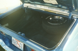 1974 Chevrolet Nova trunk