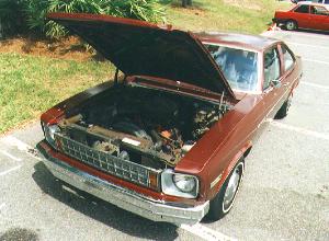 1976 Chevrolet Nova engine