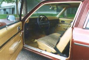 1976 Chevrolet Nova inside